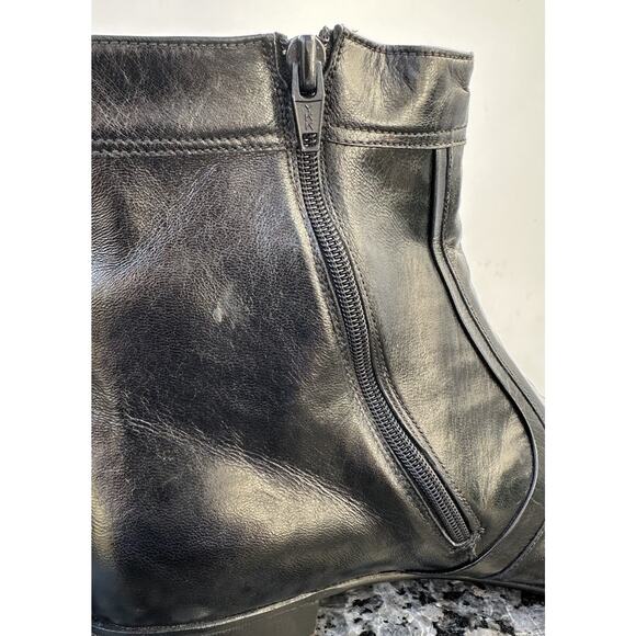 Rodolfo Valentino Collection Black Boots Hand Made Spain Sz 10.5 main image 8